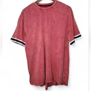 Original Use Short Sleeve Crew Neck Tee in Distressed Red Size M